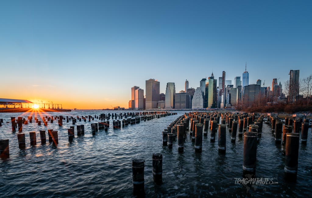 Mejores vistas de los rascacielos de Manhattan desde el Muelle Pier 1